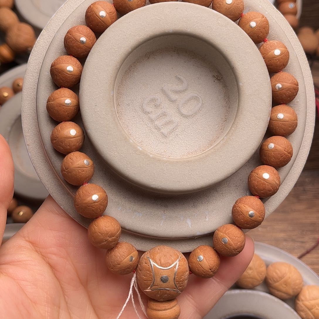 凤眼菩提手串11镶嵌单圈手串