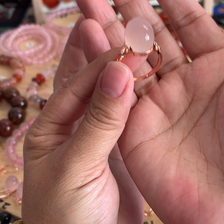 阿***荣玛瑙/玉髓合金戒指