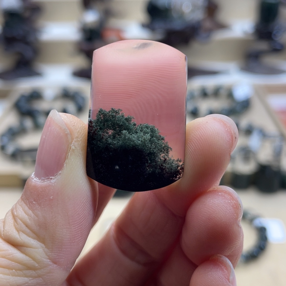 水晶颈饰未镶嵌绿幽灵聚宝盆无事牌