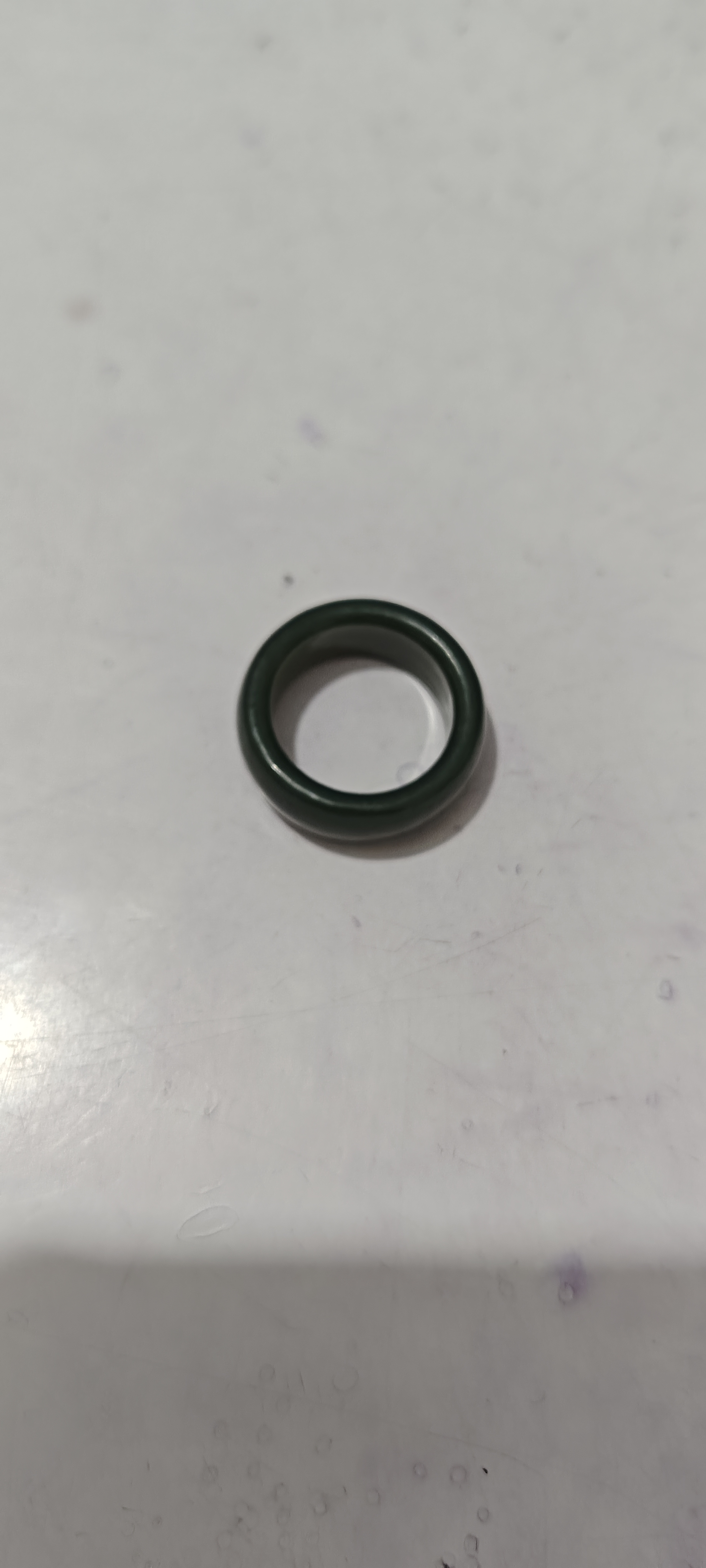 天然和田玉青玉 戒指 素圈（内圈直径16mm-18mm）拍下需备注