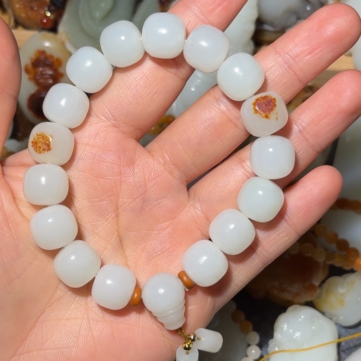 和田玉（白玉）戒指未镶嵌