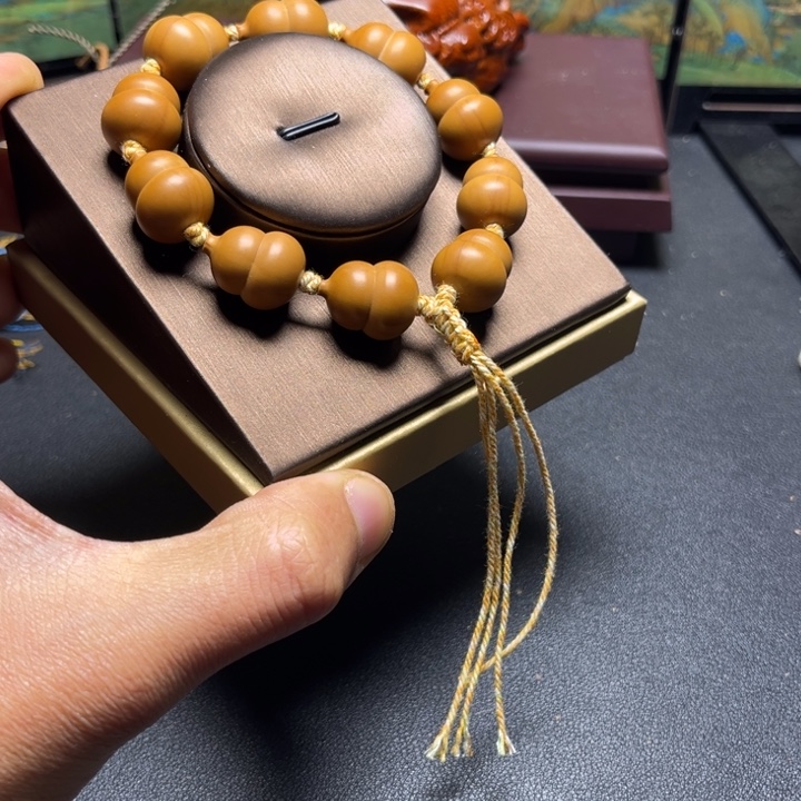 安***好橄榄核手串/手链橄榄核雕葫芦