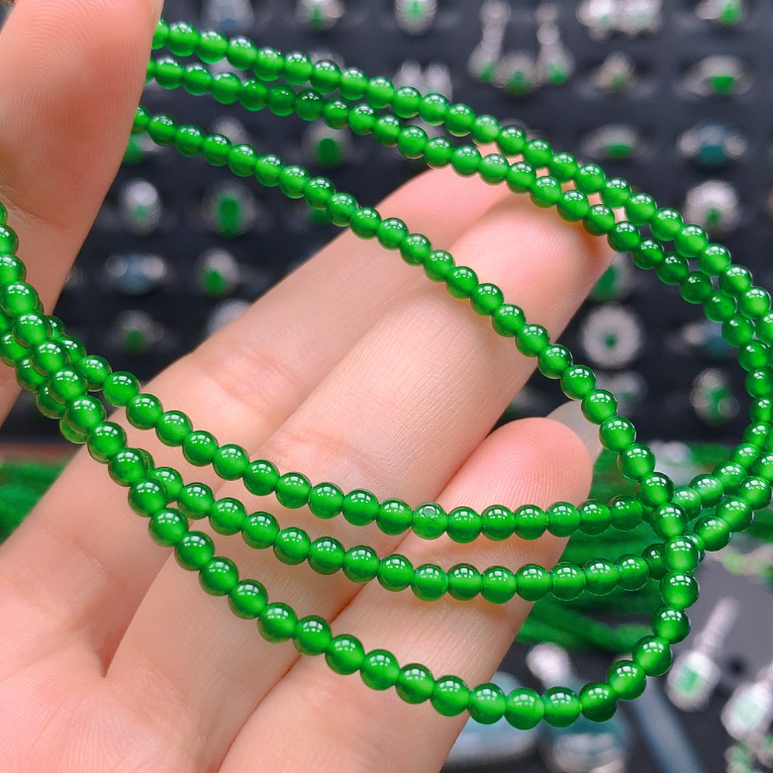 翡翠未镶嵌吊坠(不含链)项链3