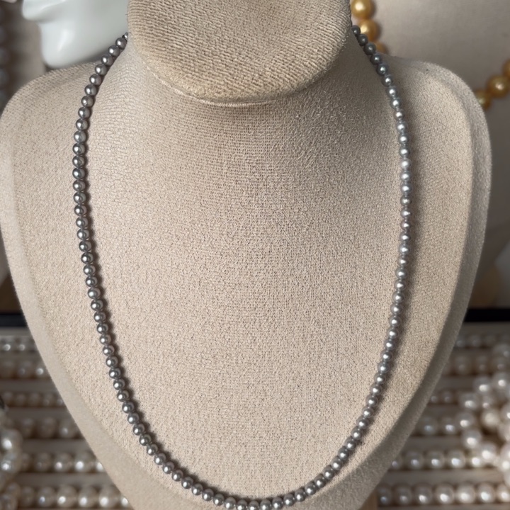 海水珍珠颈饰银S925镶嵌