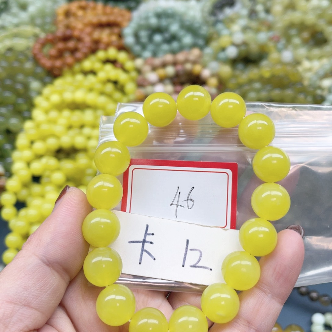 未镶嵌蛇纹石玉手串用****7