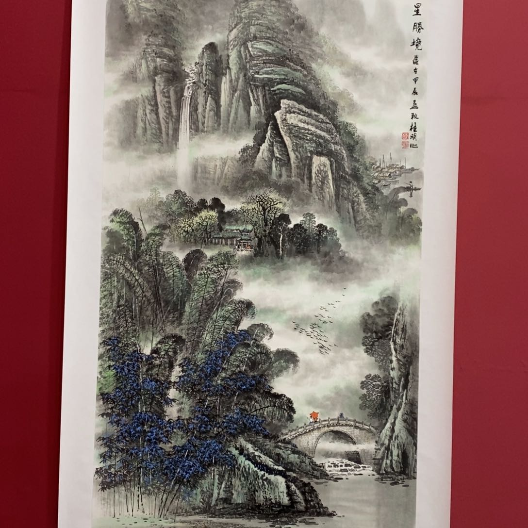国画莫桂明四尺精品佳作
