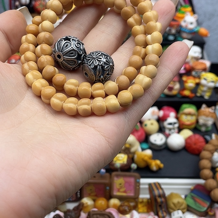 非金属双圈手串加配饰