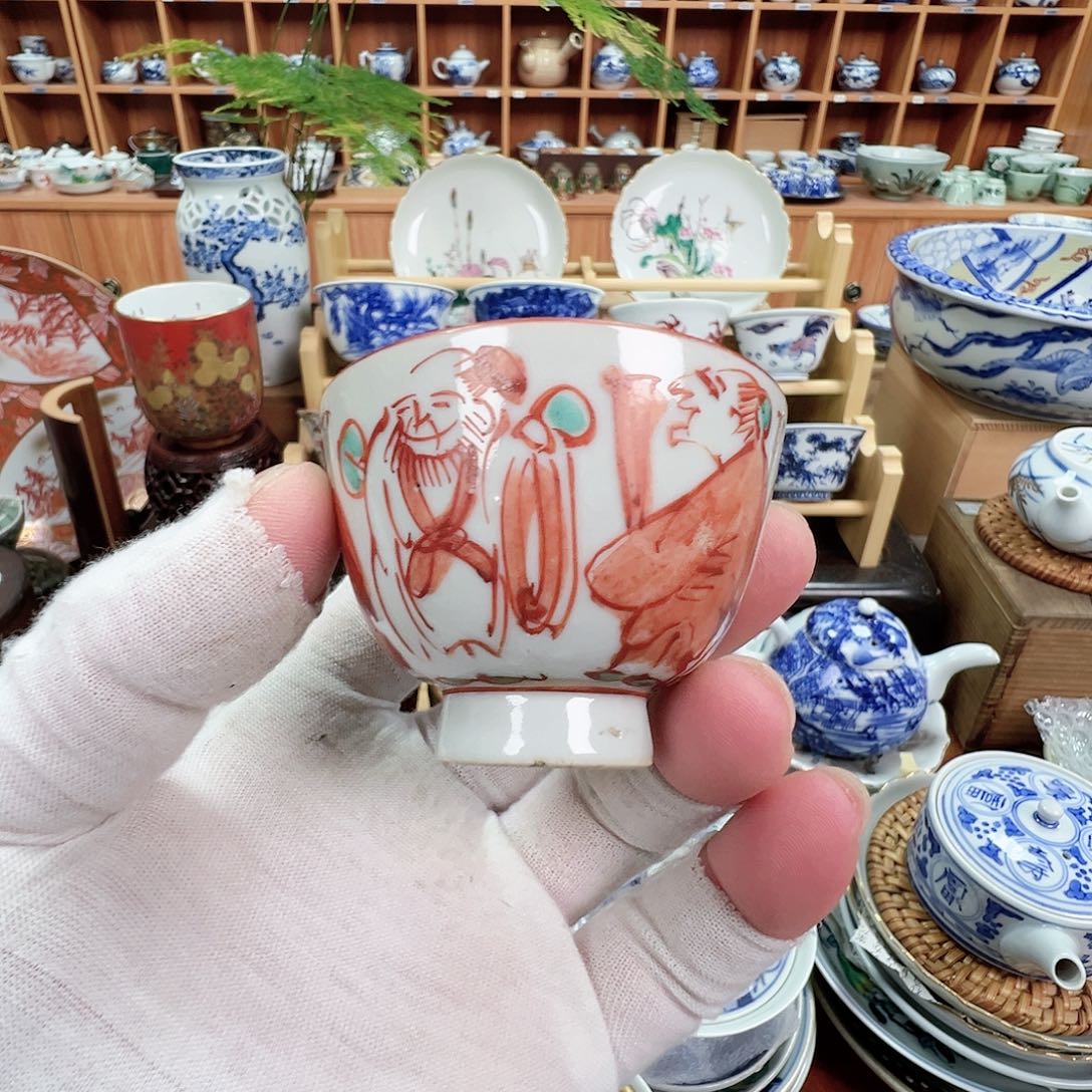 柴窑茶具茶壶茶杯木米