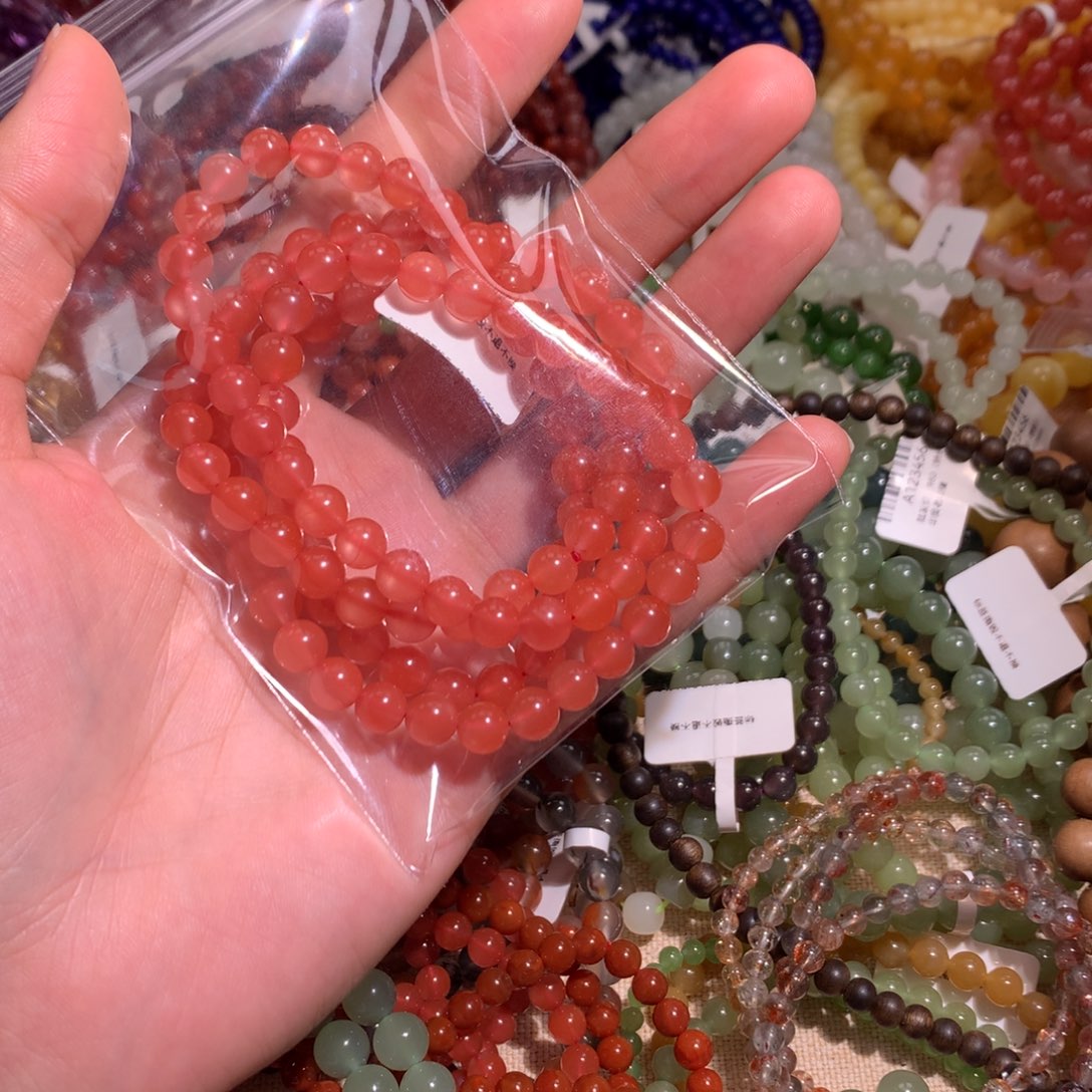 仙***媚南红玛瑙未镶嵌手链