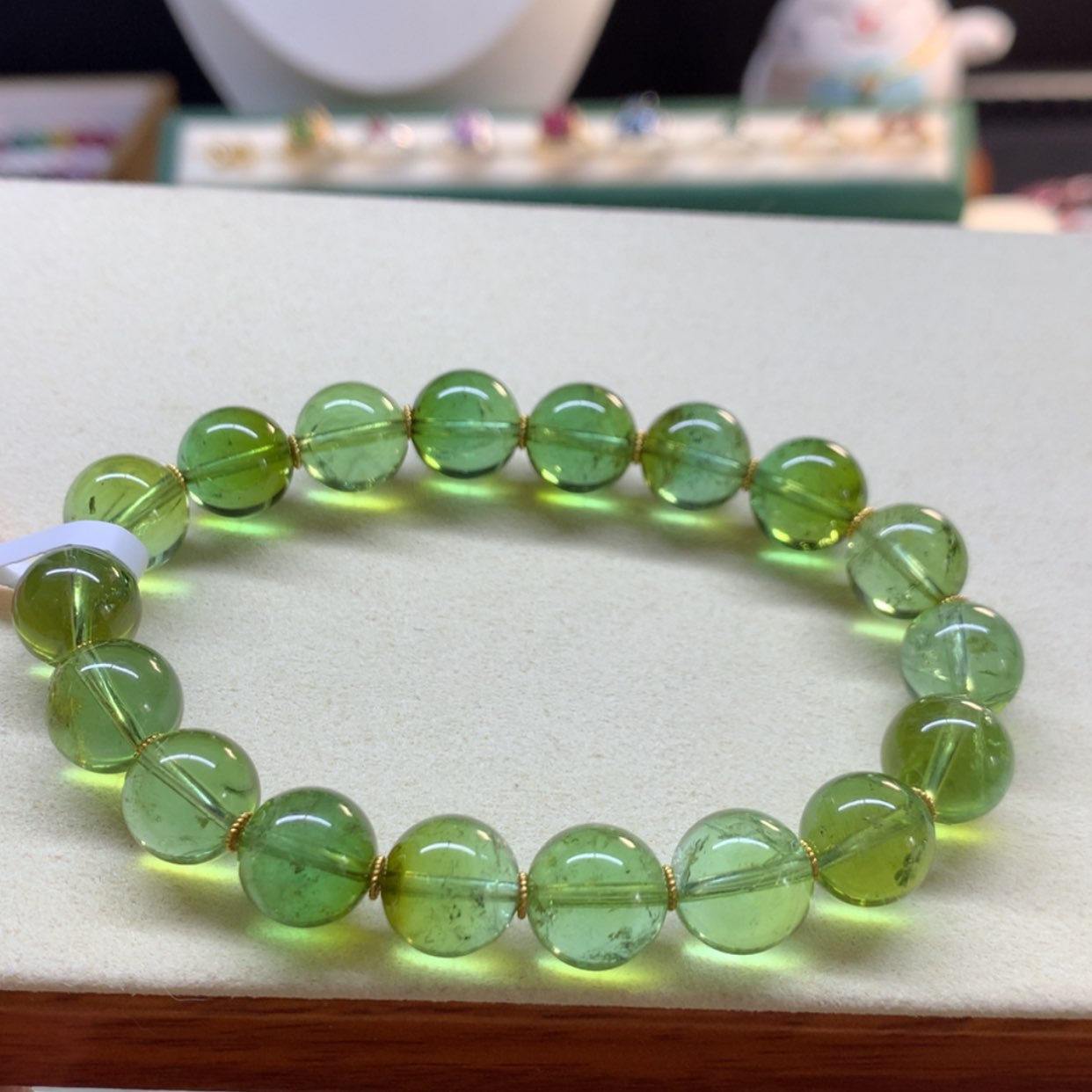 【闪购商品】碧玺手串未镶嵌绿碧玺10.8mm