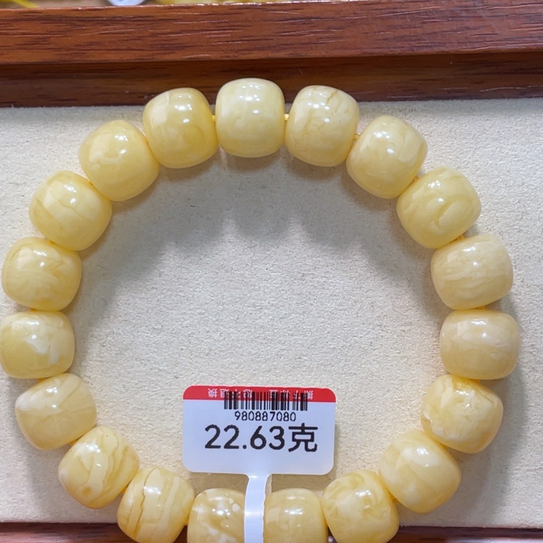 蜜蜡手链未镶嵌蜜蜡