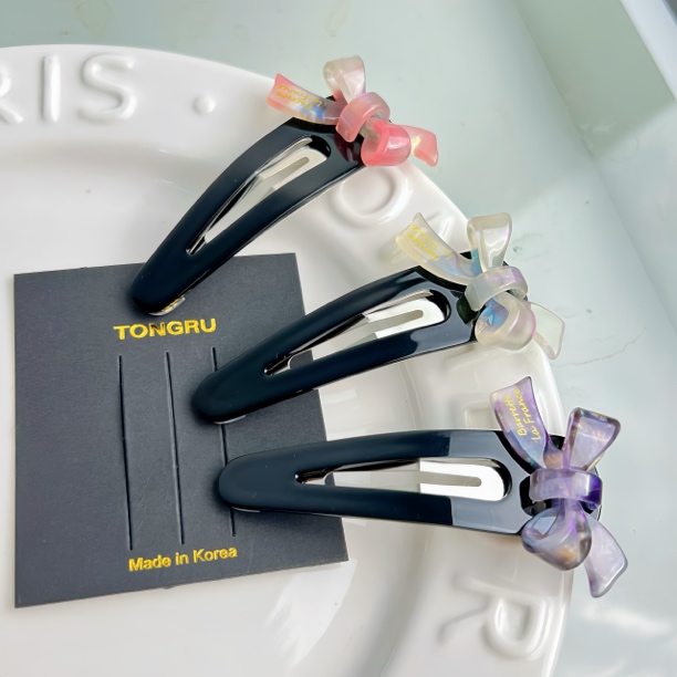 韩国醋酸France大号掰掰夹可爱甜美侧边夹刘海夹发饰网红时尚简约