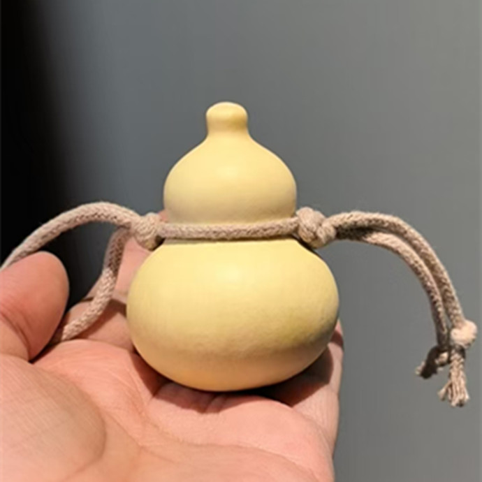 一物一拍文玩小奶瓶葫芦手把件绕指柔挂件八宝老皮葫芦 
