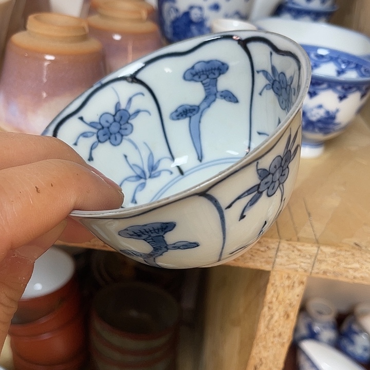 瓷片017 一人直播，看品直播间说序号