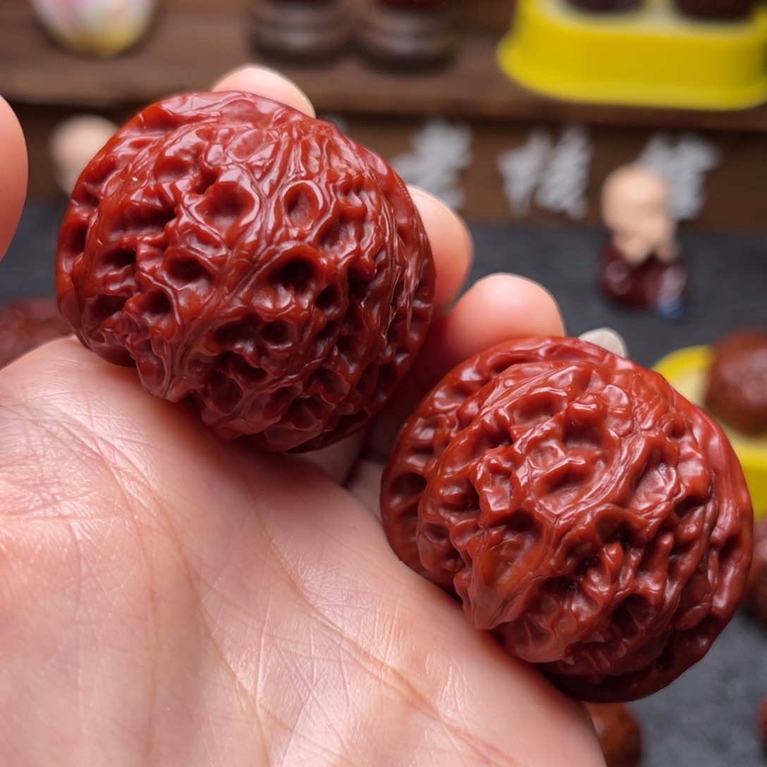 文玩核桃吊坠文玩核桃 手把件 宫灯38