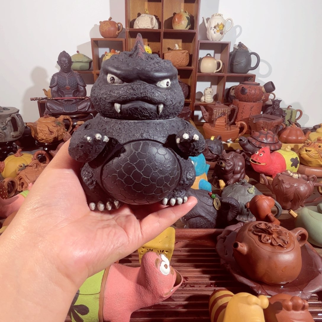 紫砂茶壶仙纯手工制作过程非常