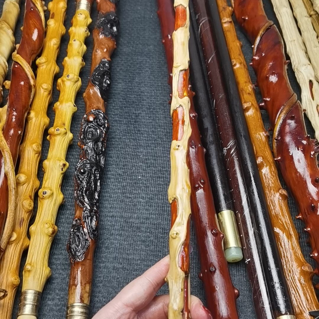 老***参登山杖拐杖手杖健身棍