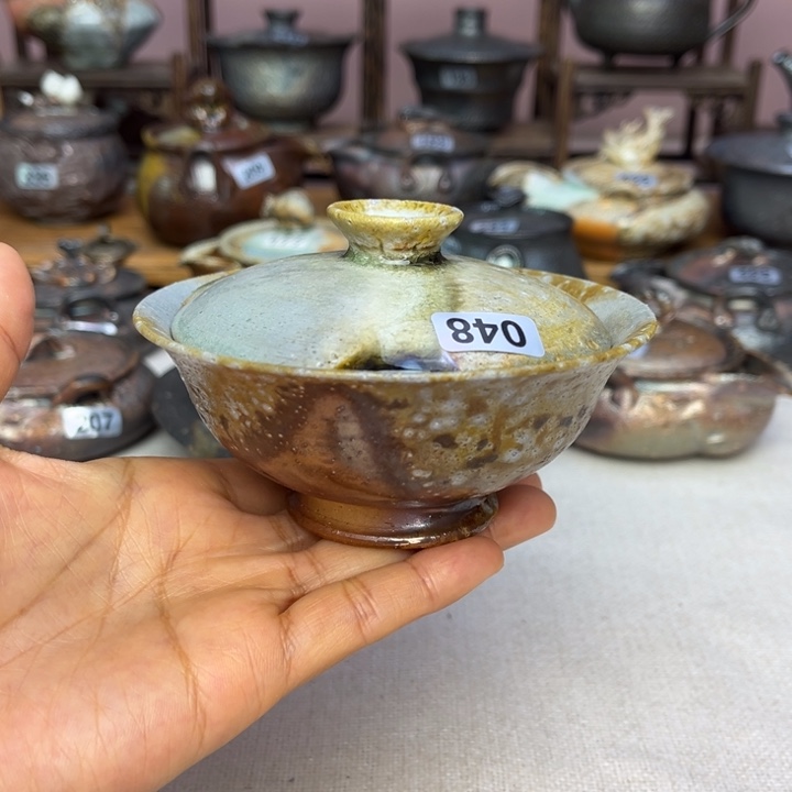 壶裸柴烧陶瓷茶具