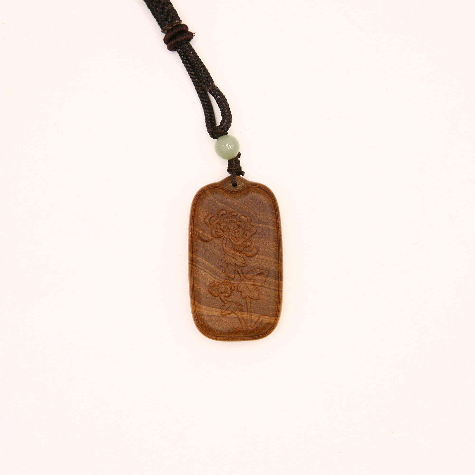 老山檀  菊花牌 挂饰 