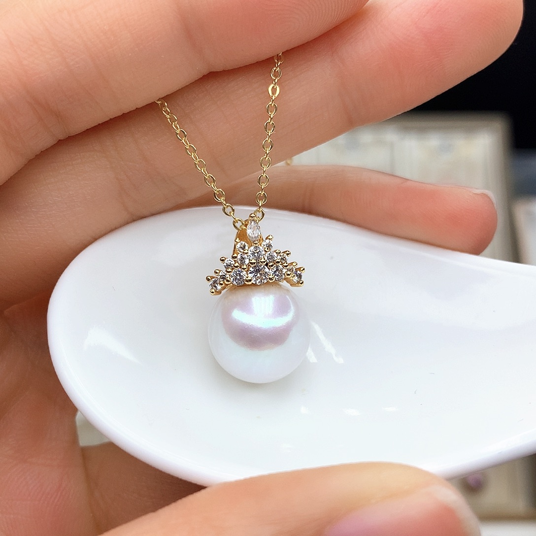 淡水珍珠颈饰合金
