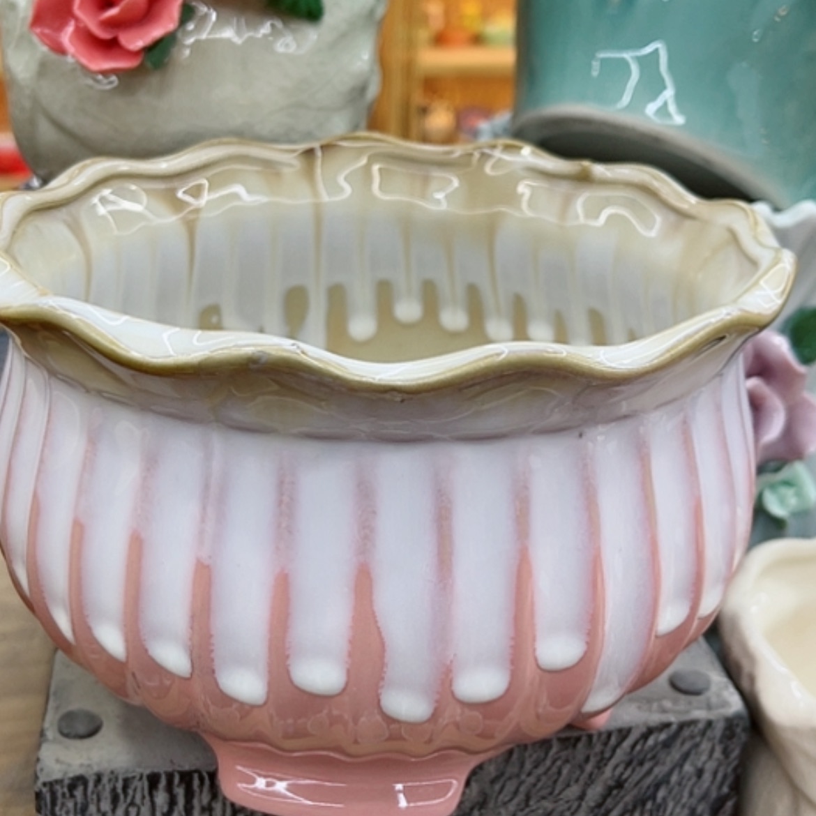 【闪购商品】陶瓷花盆