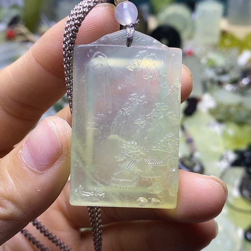 【闪购商品】蛇纹石玉颈饰未镶嵌