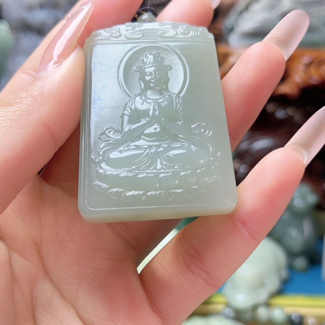 和田玉挂件未镶嵌