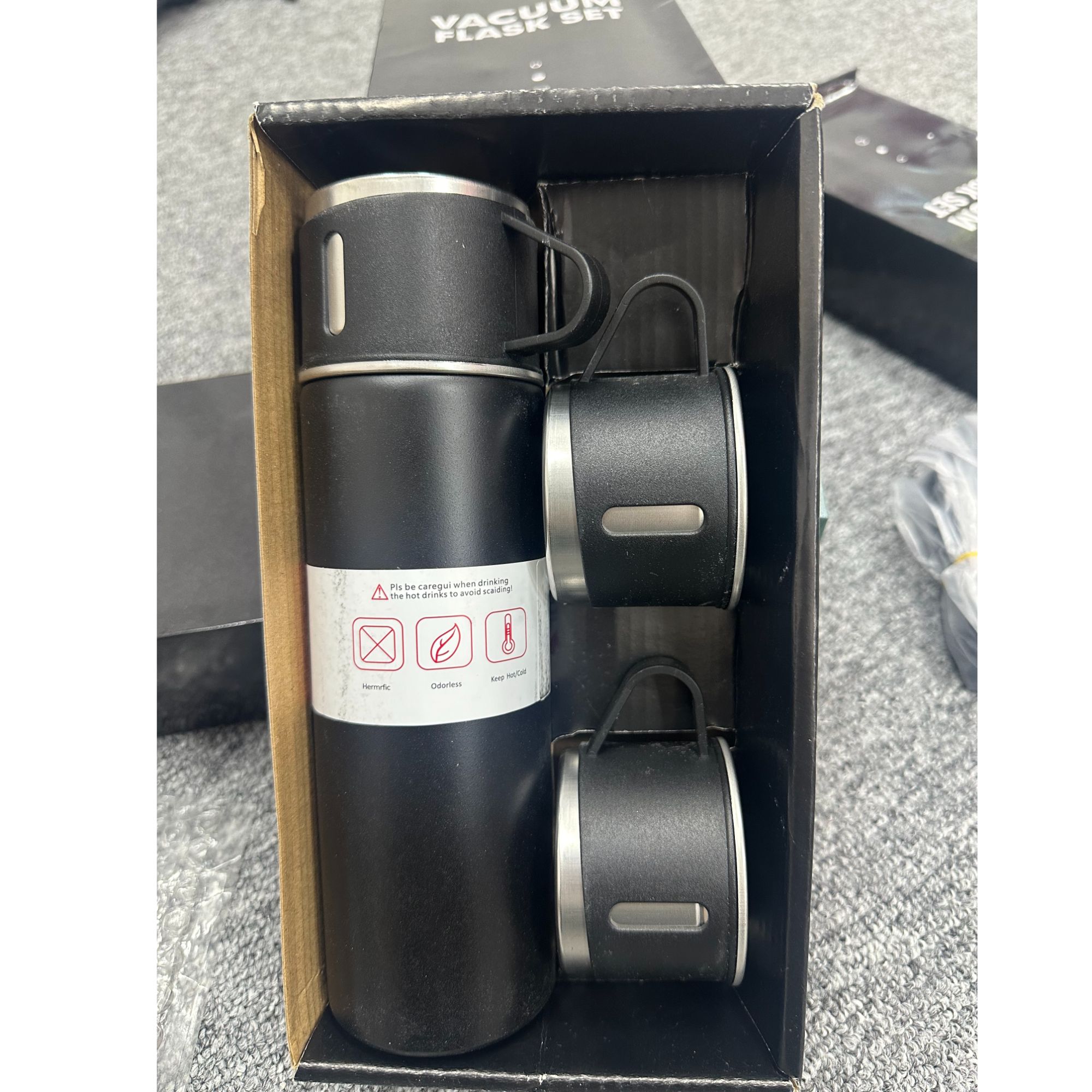 【514团队涛总专属】水杯不锈钢保温杯全钢礼盒装一杯三盖套装