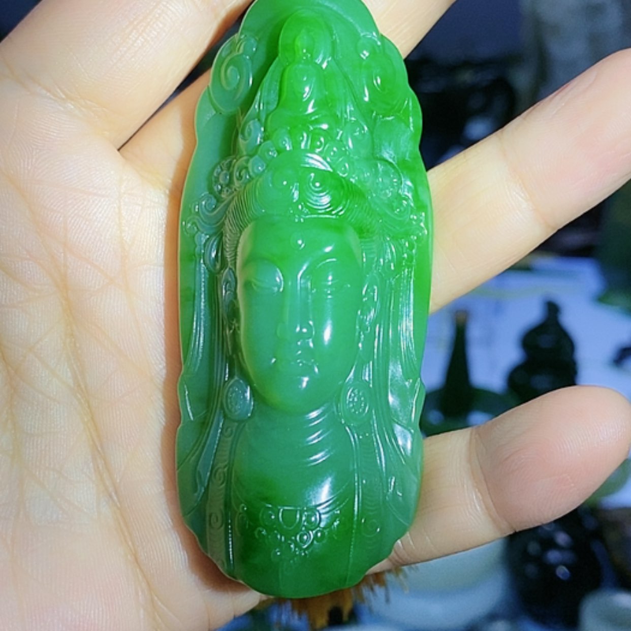 【闪购商品】和田玉（碧玉）挂件未镶嵌