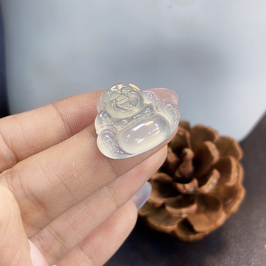 裸石翡翠SHZ0051老坑冰胶起光佛公