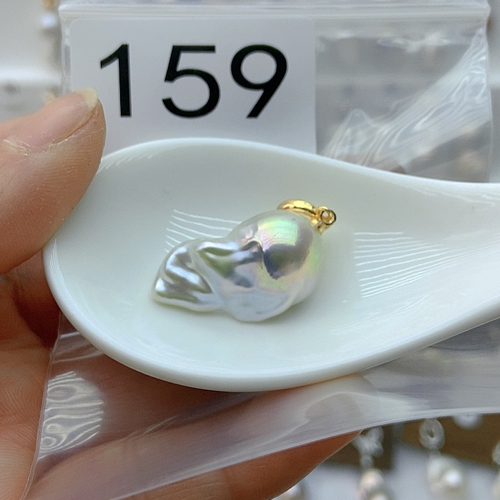 淡水珍珠颈饰银S925镶嵌