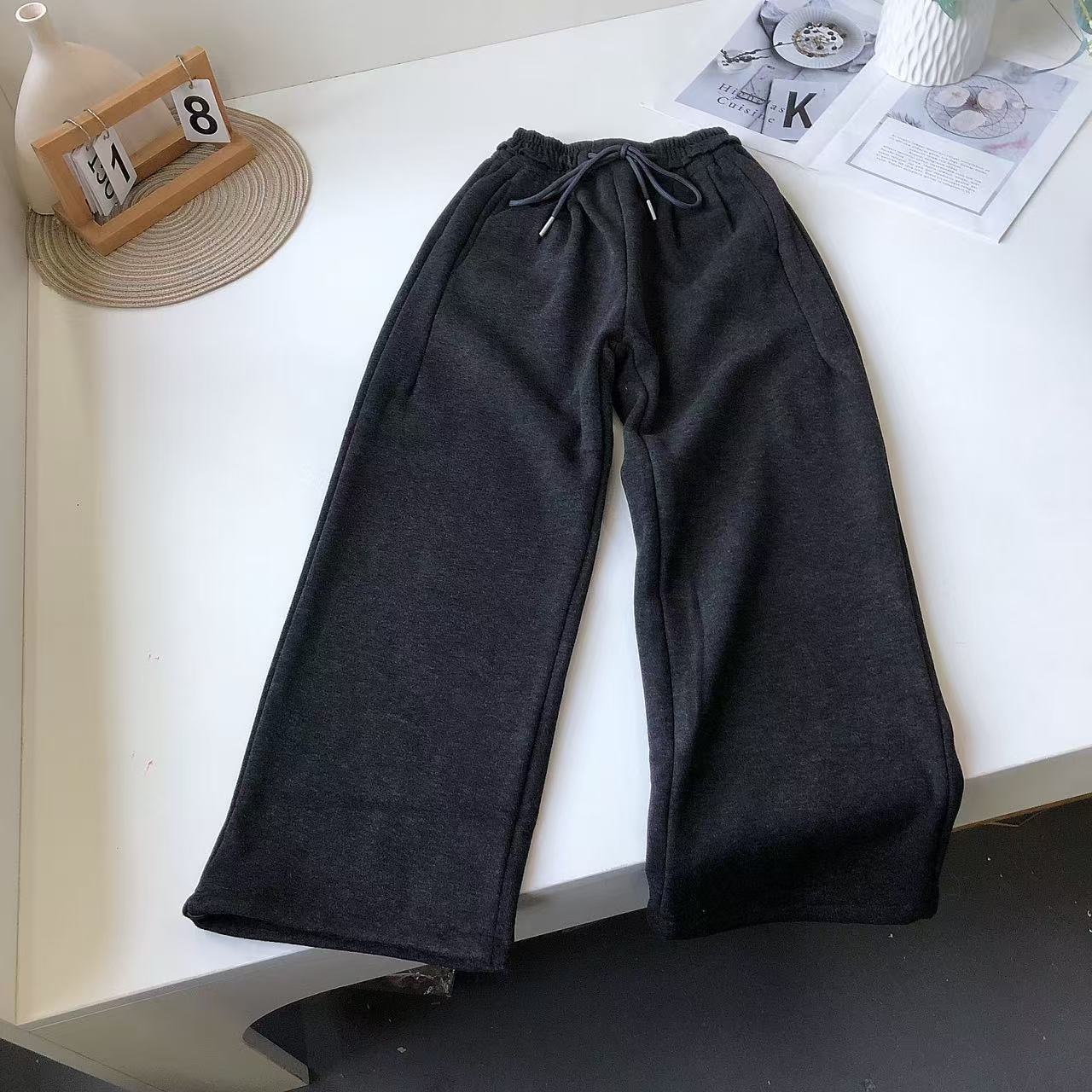 Q17可米儿童新款加绒糯米休闲裤25606