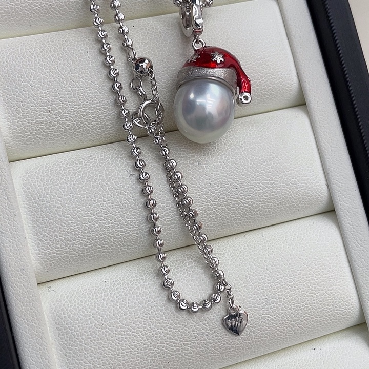 颈饰海水珍珠银S925镶嵌