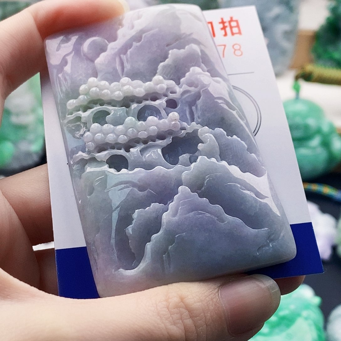 吊坠(不含链)未镶嵌翡翠白***药