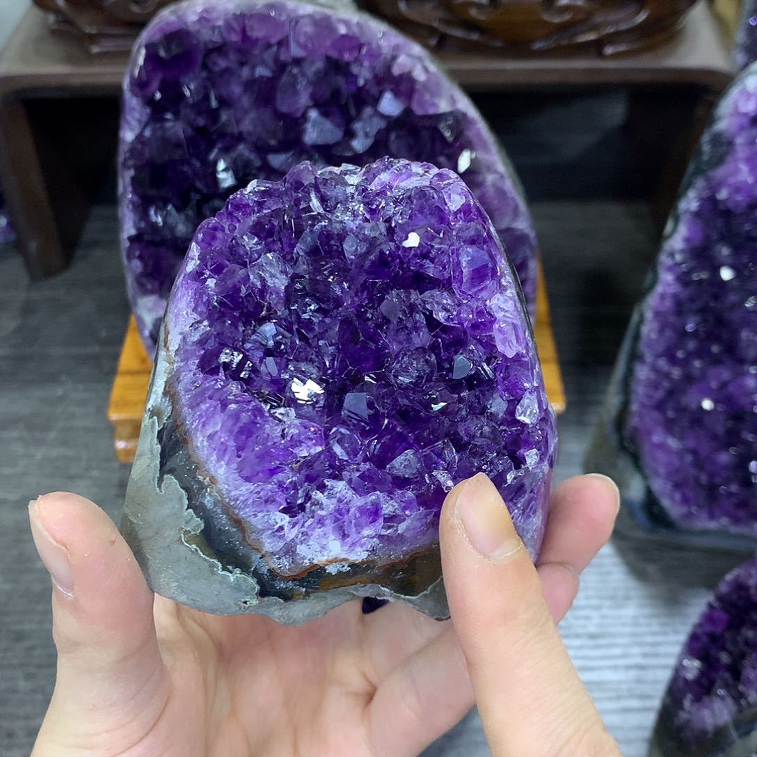 紫晶珠宝半成品未镶嵌120