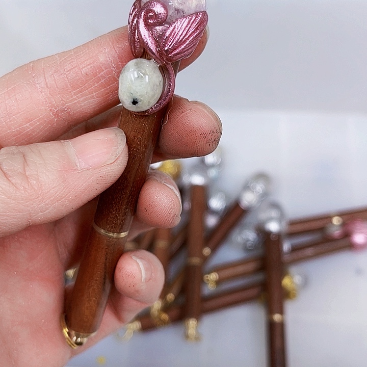 o***n紫晶摆件未镶嵌水晶