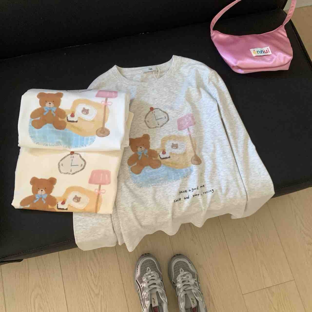 e2025秋款韩系卡通儿童套装T-1