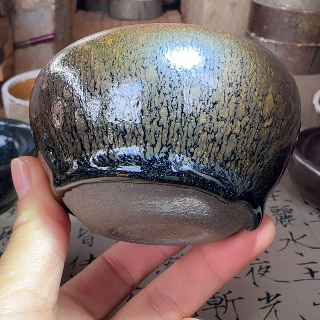茶盏20 行云龙窑柴烧
