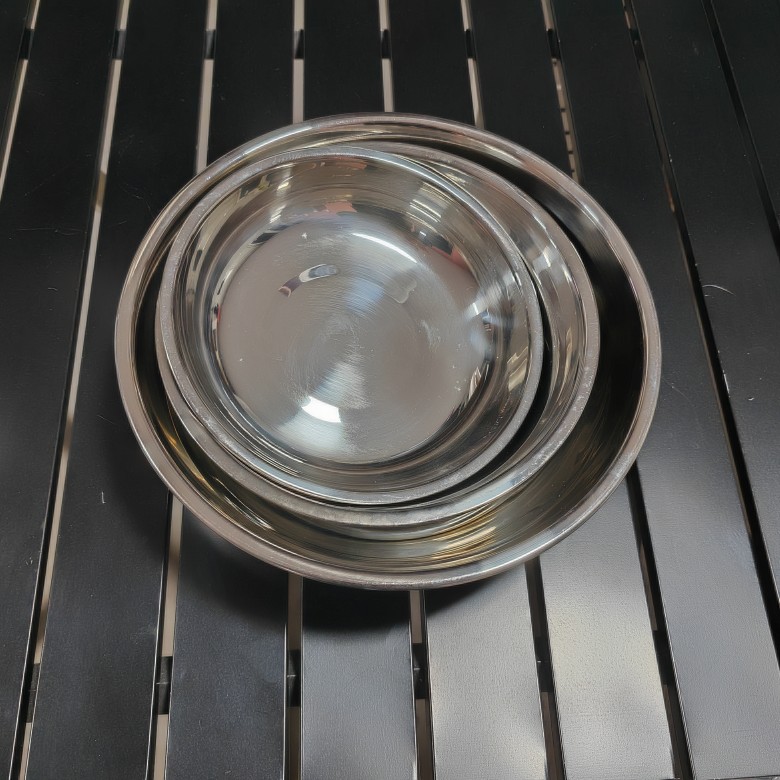 家用不锈钢圆盆套盆