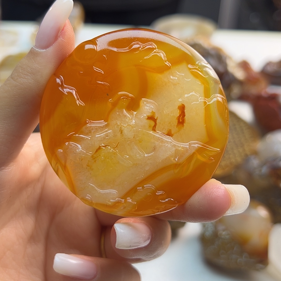 玛瑙/玉髓未镶嵌颈饰