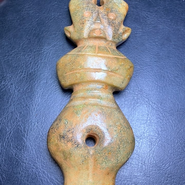 白玉菩提吊坠摆件