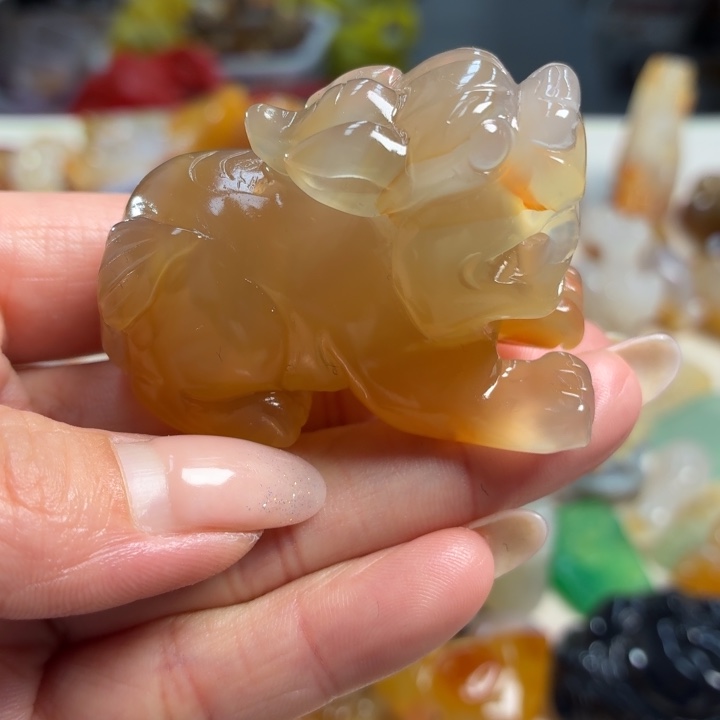 玛瑙/玉髓未镶嵌吊坠(不含链)