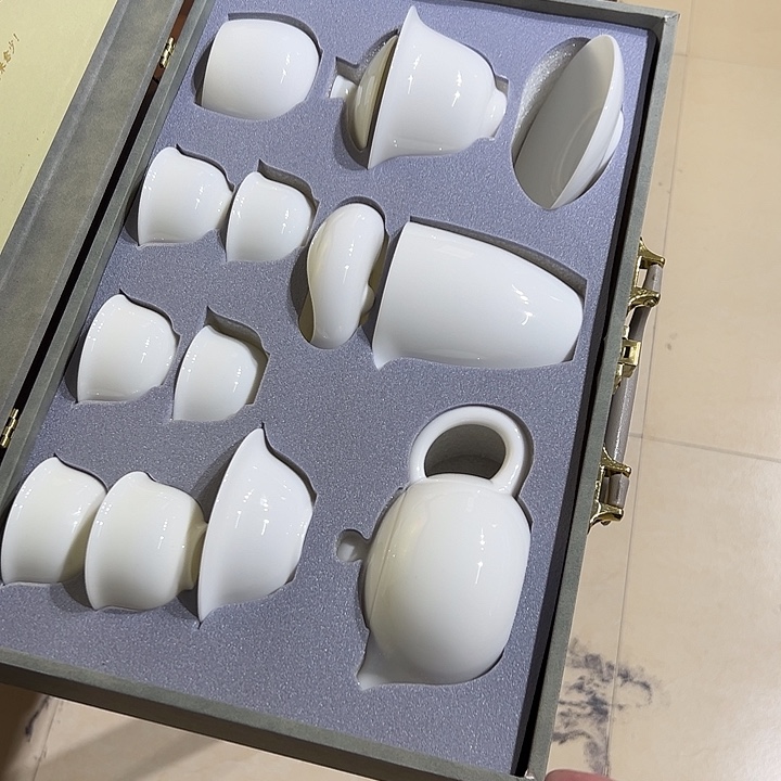 德化白瓷礼盒套装