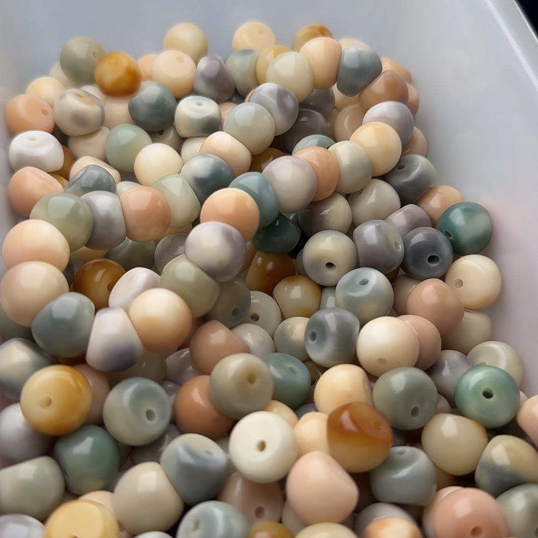 吊坠菩提根/象牙果50 颗青花瓷蒜瓣 13