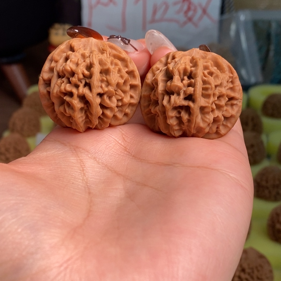 核桃秦岭闷尖狮子头34微瑕