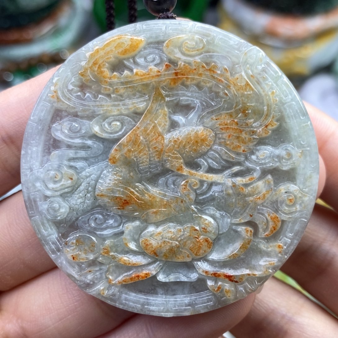 颈饰未镶嵌翡翠吊坠