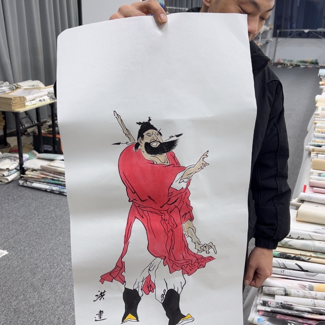 国画纯手绘字画宣纸
