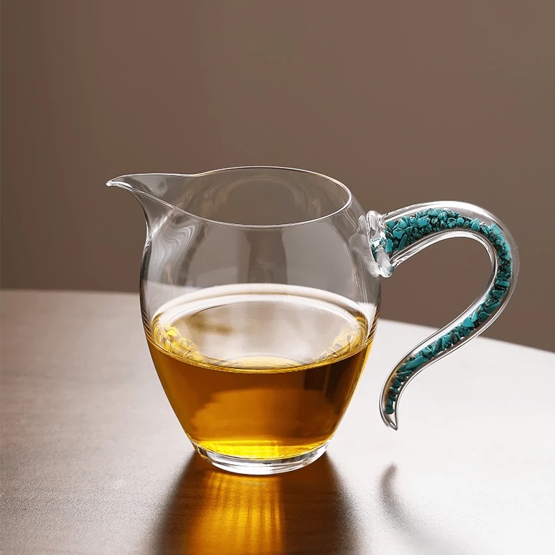 绿松石手柄玻璃公道F29