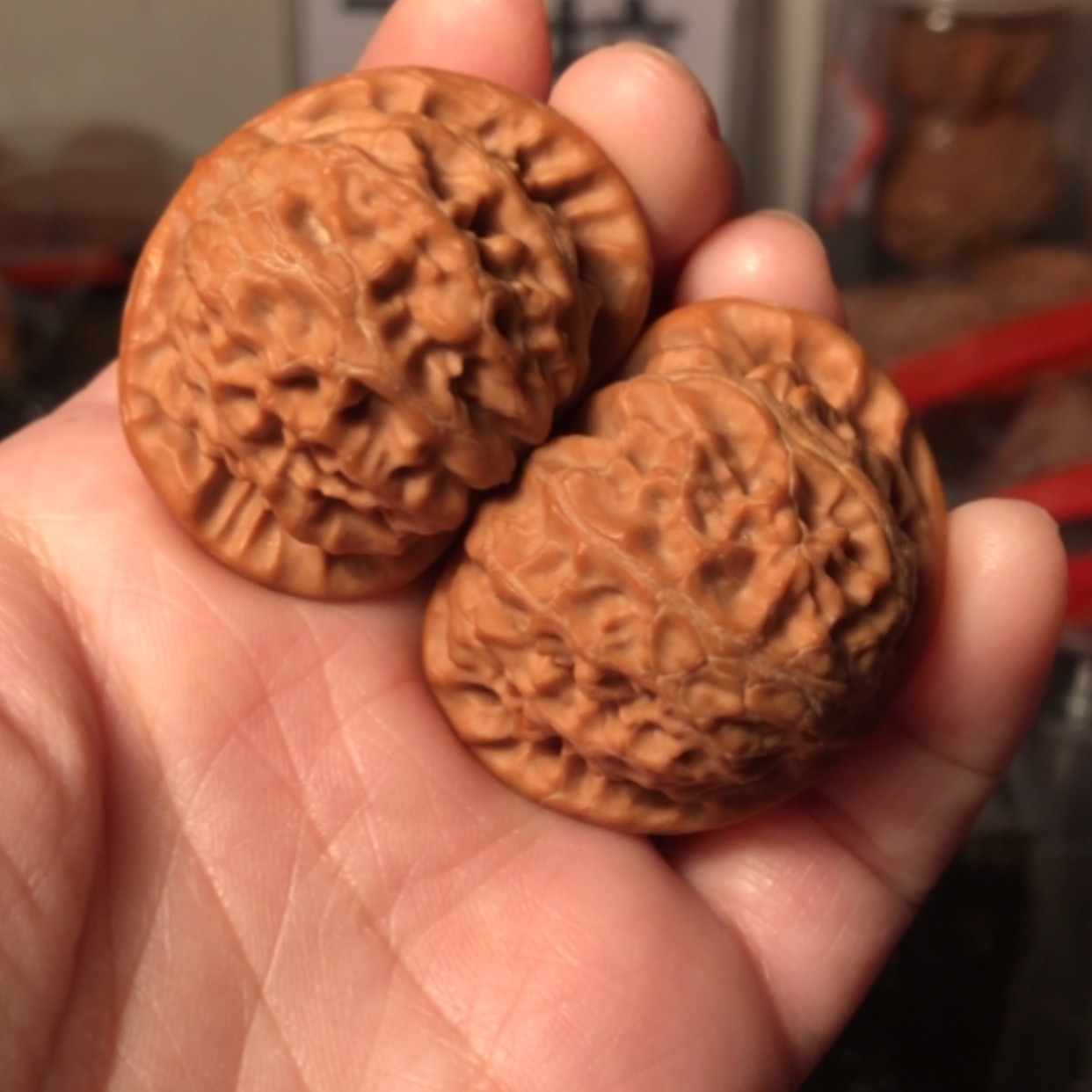 【闪购商品】文玩核桃把件宫灯40