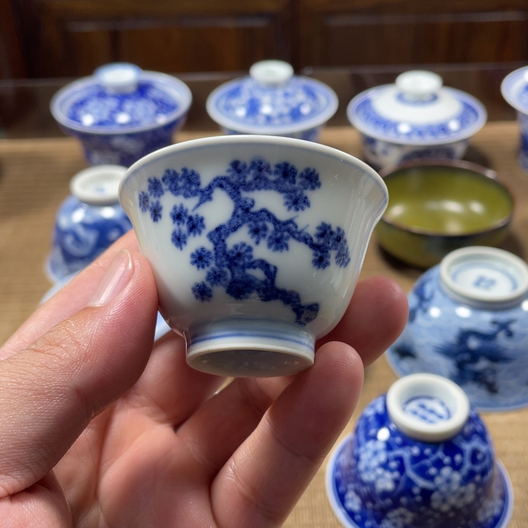 至善雅器松树小撇口杯